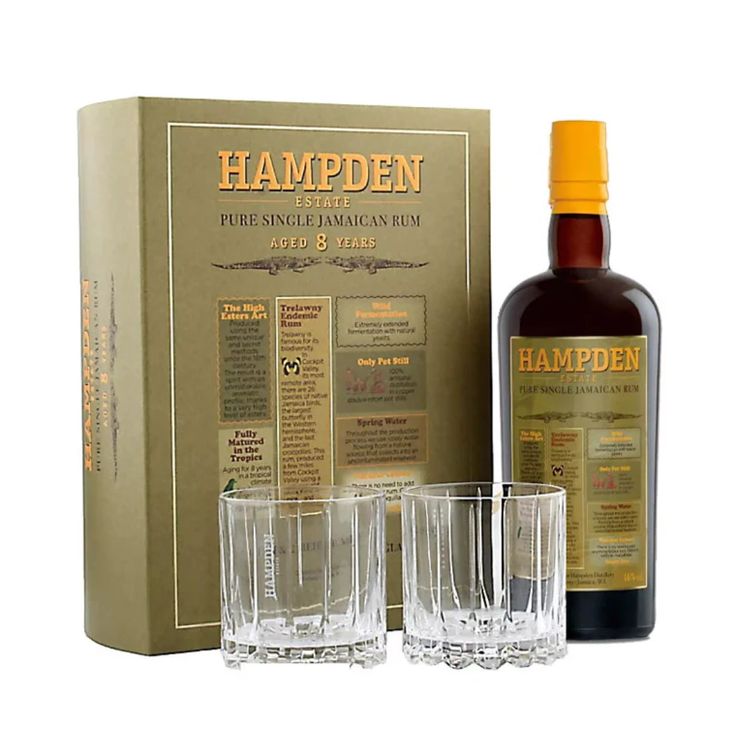 Hampden 8 Years Rum GIft Set