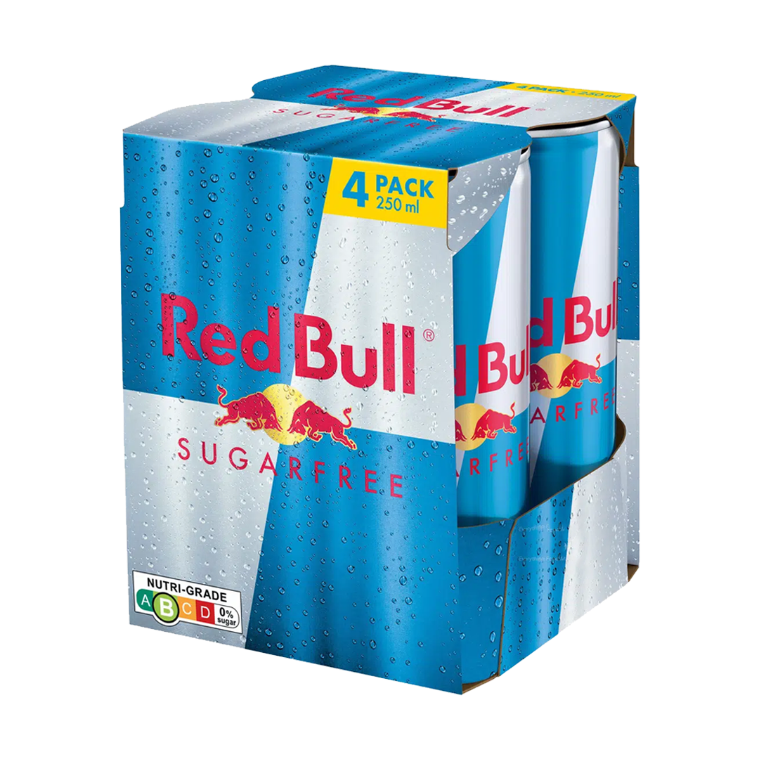 Red Bull Sugar Free (4 Pack)