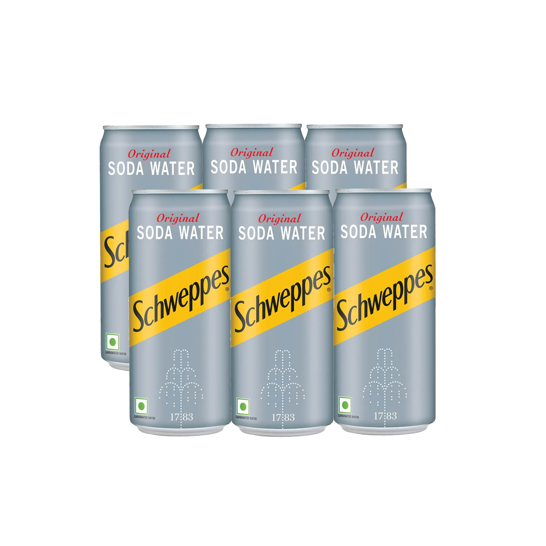 Schweppes Soda Water (6 Pack)